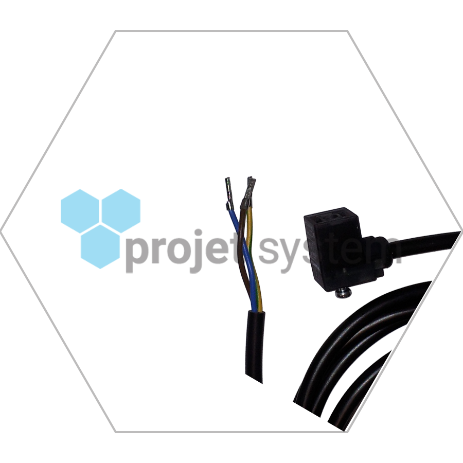 DIN-STECKER MIT LED UND DIODE KMT STYLE