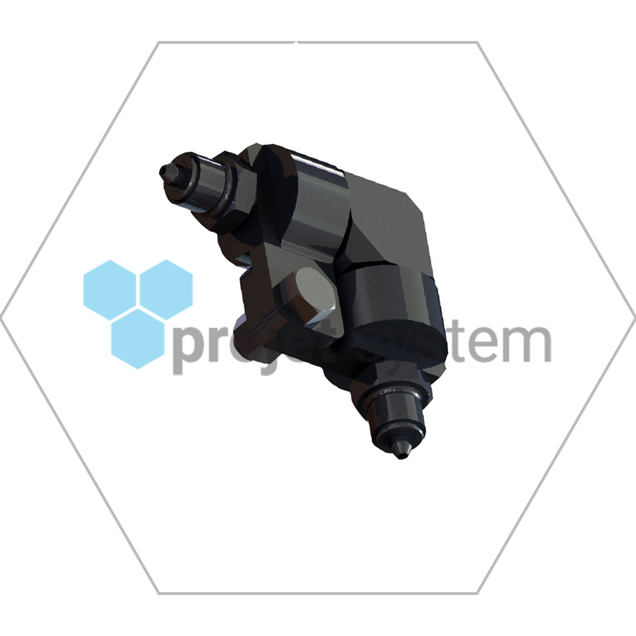 DREHGELENK 1/4" 90° 6000BAR