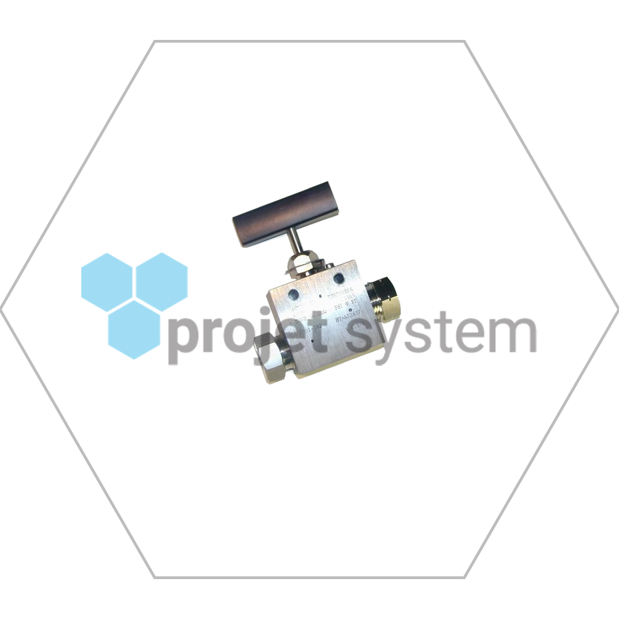 Hand valve straight 9/16"